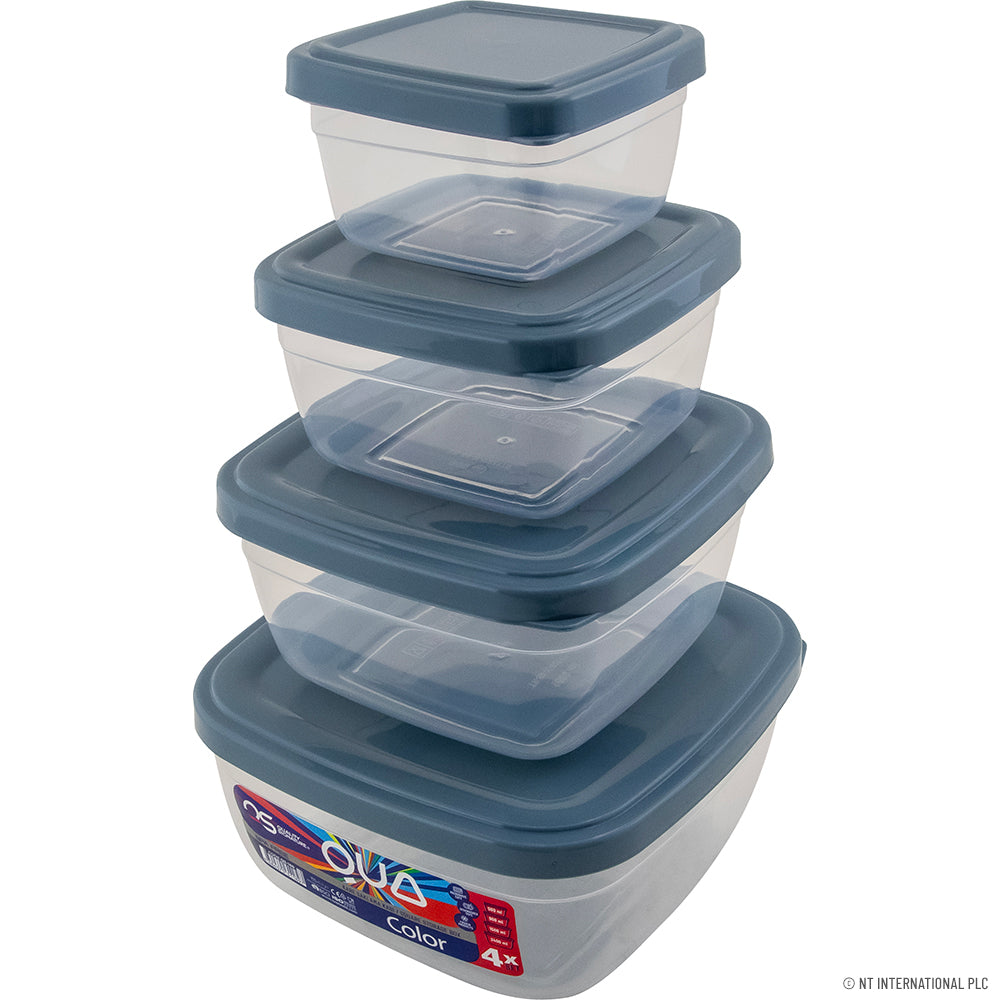 Peak Kit QUA COLOR SQUARE 4 PCS STORAGE BOX SET (500-9 - Peak Kit