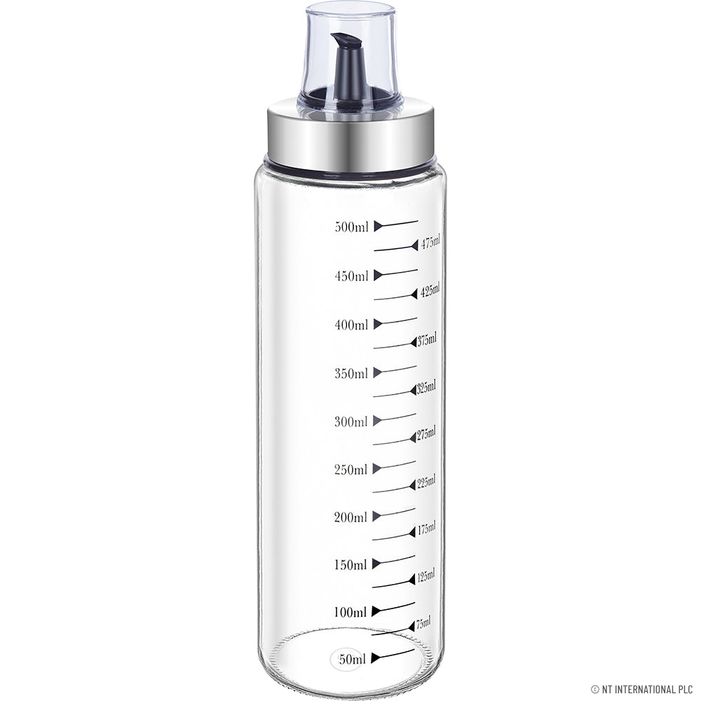 Metal Lid Decorated Oil Bottle 550CC