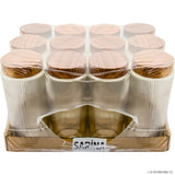 Wooden Decorated Lid Diamond Jar 1350cc