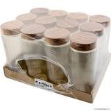 Wooden Decorated Lid Diamond Jar 1350cc
