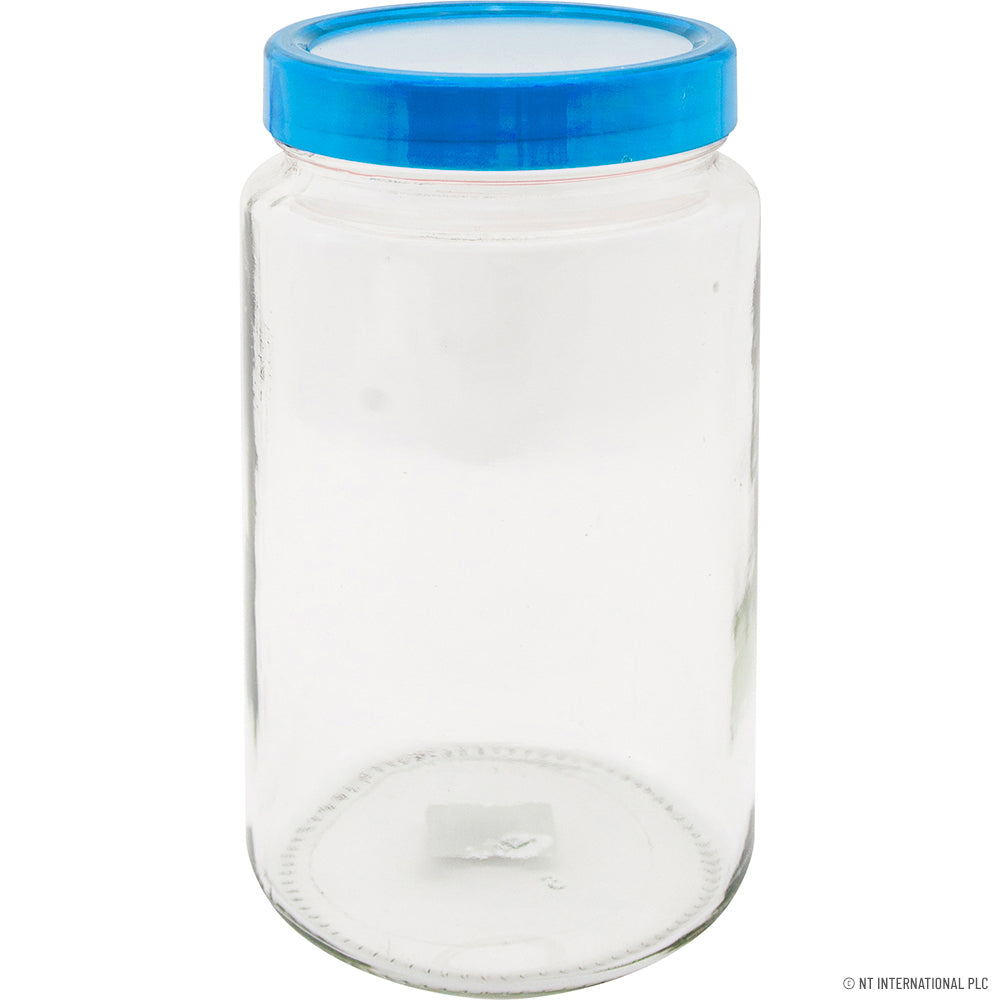 2000cc Glass Jar - Round - Plain