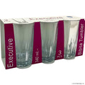 3pc Glass Tumbler - Executive Bibita 340ml