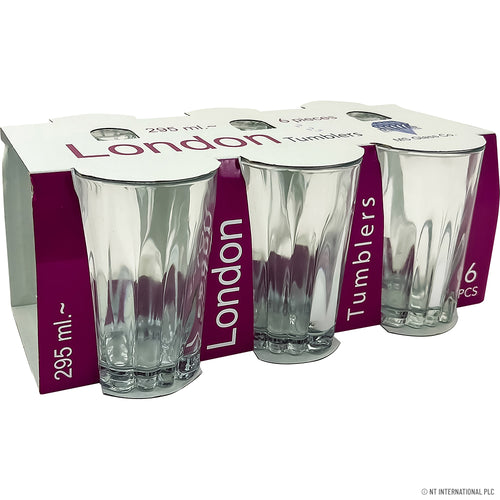 Peak Kit 6pc Glass Tumbler 190ml - London - Peak Kit