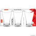 3pc Glass Tumbler - Cool 350ml