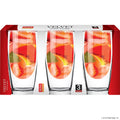 3pc Glass Tumbler - Velvet 280ml
