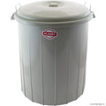 Locked Dustbin No 3 Grey 50LT